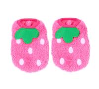 Beaupretty 2 pièces Vêtements pour Chien Motif Fraise Mignon Tenue Lapin Thermique pour Petit Chihuahua Confortable et Facile à Enfiler