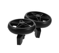 Beaupretty 2 Pièces Walker Wheels Replacement With Brake Silent Swivel Caster Wheels For Stroller And Pram Accessories And Easy Control
