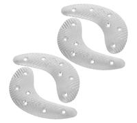 Beaupretty 2 Protections Métalliques pour Talons de Chaussures Plaques de Réparation Antidérapantes et Résistantes pour Installation Facile Protection pour Usage Quotidien et Extérieur