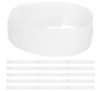 Beaupretty 20 Pièces Bandes Réglables, Protection Pluie et Boue, Blanc | Nylon Polyester, Pose Rapide, Maintien Antidérapant, pour Sorties Extérieures et Promenades Quotidiennes