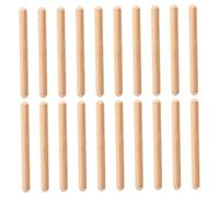 Beaupretty 20 Pièces Bâtons Musicaux Bois pour Garçon Fille de Instruments de Percussion Éducatifs pour Développer Talent Musical Créativité des Tout Petits