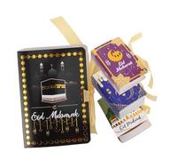 Beaupretty 20 Pièces Boîte De Cotillons Boîtes De Friandises Au Chocolat Boîtes De Chocolat Du Ramadan Boîtes De Faveur Eid Boîtes De Célébration De Mariage Boîtes à Du Ramadan Papier