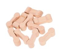 Beaupretty 20 pièces Connecteurs de Rail Bois Os de Chien Accessoires de Piste Simple pour Trains Bois Adaptateurs Solides pour Construction de Voies DIY Stables et pour Jeux