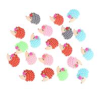 Beaupretty 20 Pièces D'accessoires Cheveux en Résine de Hérisson, Décorations Ravissantes pour Coiffure Diy, Ornements Délicats et Mode pour Embellir Couleur Aléatoire