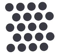 Beaupretty 20 pièces Embouts Caoutchouc Adhésifs pour Médiators de Guitare Grip Antidérapant Noir Accessoires Pratiques pour Guitaristes