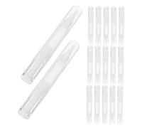 Beaupretty 20 Pièces Empty Lip Gloss Pens With Soft Brush Transparent Twist Cosmetic Dispenser For Nail Oil Cuticle Application Refillable Makeup Tools