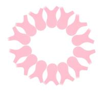 Beaupretty 20 Pièces Grafting Eyelash Brush Comb Set Y Shaped Lash Perm Lifting Tool For Eye Makeup Durable Lash Perming Accessory For Natural Eyelash Curling And Beauty Care