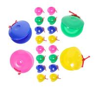 Beaupretty 20 pièces Kit Plastique Colorées pour Garçon Fille Instrument Percussion Orff Facile à Tenir Améliore les Capacités Musicales pour Éveil Musical Maternelle et Famille