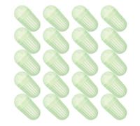 Beaupretty 20 Pièces Panier à Pièges de Pêche en Plastique Blanc pour Crevettes et Poissons, Diffusion Rapide d’Appât, Installation Facile, Utilisation en Étang et en Plein Air