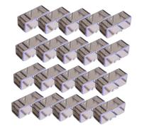 Beaupretty 20 Pièces Toy Car Display Boxes for Scale Models Transparent Plastic Organizer for Collectibles Scratch Resistant Storage Case Shelf and