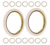 Beaupretty 20 Rouleaux Ruban Adhésif en Papier 6mm X 20m Rubans de Masquage pour Peinture et Loisirs Créatifs Protection Multi-surfaces Adhésif Facile à Décoller