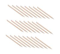 Beaupretty 200 Pièces Lot de Bâtons Bois Double Face pour Manucure et Pédicure Outil Multifonction pour Cuticules et Peau Morte Sticks Bois Doux pour Soins Ongulaires
