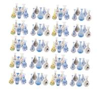 Beaupretty 200 Pièces Miniature Vase Tiny Dollhouse Flower Pots for Micro Landscape Decor Creative Accessories for Fairy Garden and Crafts