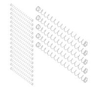 Beaupretty 200 Pièces Ressort Métal 7cm pour Serrage-tête DIY, Argenté | Acier Inoxydable, Garde L’élasticité et Limite la Pression, pour Fête et École, Accessoire Fait Main