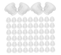 Beaupretty 200pièces Bouchon De Flacon Huile Essentielle Remplacement De Compte-gouttes Couvercle Transparent Pour Diffuseur De Inserts Ronds Pour Anches Fibre