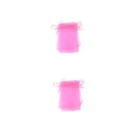 Beaupretty 200pièces Sachets Organza Rose Pochettes à Cordon Pour Et Pour Et Décorations