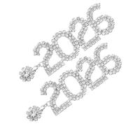 Beaupretty 2026nombre Boucles Oreilles Pendantes Pour Femme Cristaux Design Bijoux Scintillants Pour Fêtes Longues Oreillères