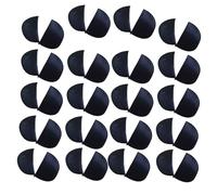 Beaupretty 20paires Épaules De Vêtement Coussins De Couture Pour Blouses Et Robes Épaulières Éponge Avec Housse Accessoires De Couture Pour Manteaux Et