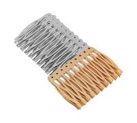 Beaupretty 20pièces Épingle à Cheveux Chinoise Pince Fourchette pour Chignon Accessoire de Cheveux Métal Accessoire de Coiffure de Mariage Latéral Peigne pour Chignon Peigne Latéral