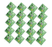 Beaupretty 20pièces Serviettes à Imprimé Football Napkins Et Absorbantes Pour Thématiques De Soccer Et Réunions Familiales