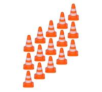 Beaupretty 21 pièces Cônes de Signalisation pour Garçon Fille Éducatif de Sécurité Routière Couleur Vive Adapté pour Jeux Extérieurs et Intérieurs