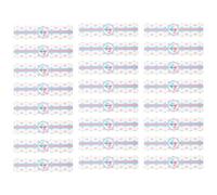 Beaupretty 24 Autocollants de Révélation Fête Prénatale Autocollants d'Identification Shower Décoration Gender Reveal Party pour Bouteilles d'Eau et Présents