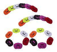 Beaupretty 24 Pièces Accessoires Citrouille Halloween Feutre Colorés Décorations Diy pour Costumes Fêtes et Ambiances Festives