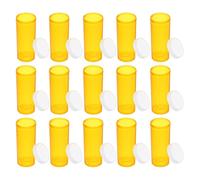 Beaupretty 24 Pièces Porte-pilule De Voyage Pilulier Récipient Chimique Bouteilles De Cas De Médecine Récipient De Pp