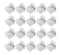 Beaupretty 24Pcs Clips De Griffe De Cheveux No-Slip Grip Jaw Clips Mini Griffes De Cheveux Pins Pinces Barrettes De Cheveux pour Femmes Et Filles (Transparent)