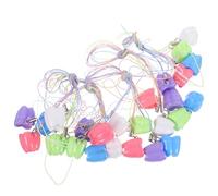 Beaupretty 25 Pièces Boîte à Dents de Lait Colorée pour Garçon Fille avec Cordon Boîte Porte-dents Souvenirs Rangement Compact pour Dents Perdues Cadeau Garçon Fille et École