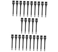 Beaupretty 25 pièces Brosse de Nettoyage Multifonction Brosse Poussière Noire pour Rasoir Électrique et Électronique Petite pour Récents et Électroménagers