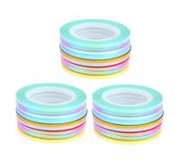 Beaupretty 27pièces Rubans Adhésifs Pour Nail Art Décorations Outils Manucure Caractères