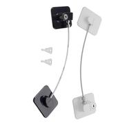 Beaupretty 2ensemble Verrous De Sécurité Adhésifs Pour Réfrigérateur Et Portes De Congélateur Avec Clés Pour Fenêtres Et Tiroirs Sans Outils