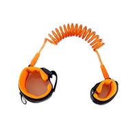 Beaupretty 2m Harnais De Sécurité Garçon Fille Laisse Attache-poignet Corde Traction Élastique Orange Ceinture Anti-perte Pour Jouer Liberté
