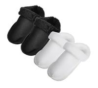 Beaupretty 2paires Doublures De Chaussures Peluche Inserts Amovibles Chauds Pour Sabots Et Pantoufles Confort Douillet Pour Hiver Et Accessoires Pour Chaussures