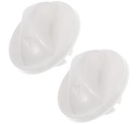 Beaupretty 2pcs Bouton de Minuterie pour Ventilateur Électrique Blanc en Abs, Accessoire de Commande Sûr et Polyvalent pour Ventilateur Domestique et Extérieur