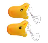 Beaupretty 2pièces Bec De Canard Déguisement Masque De Fête Nez De Canard pour Halloween Cosplay Accessoire Amusant avec Bande Élastique