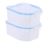 Beaupretty 2pièces Bol De Manucure Pour Dissolvant Vernis Double Couche De Bols Pour Trempage De Vernis à Ongles Outil De Beauté Des Ongles