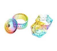 Beaupretty 2pièces Bol Pour Nail Art Bol Pour Manucure Godet Pour Liquide Pour Ongles Avec Couvercle