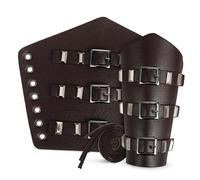 Beaupretty 2pièces Brassards Médiévaux Pour Cosplay Viking Décoration Renaissance Bracelet De Costume Pour Halloween Accessoire De Jeu De Rôle