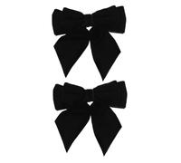 Beaupretty 2pièces Broche Nœud Pré- Noir Pour Hommes Accessoire Classique Pour Tuxedo Mariage Et Événements Formels