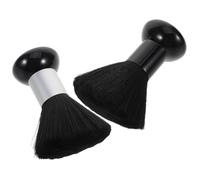 Beaupretty 2pièces Brosse de Coiffure Professionnelle pour Enlever les Cheveux Morts Brosse Douce pour Cou Set de Brosses Balayeuses de Coupe