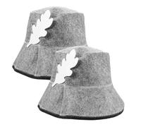 Beaupretty 2pièces Chapeaux De Sauna Feutre Pour Femmes Chapeaux De Bain Absorbants Légers Et Confortables Parfaits Pour Sauna Activités Extérieur