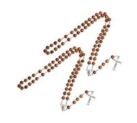 Beaupretty 2Pièces Chapelet Croix de Pendentif Chrétien pour Femme de Prière pour Foi