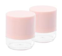 Beaupretty 2pièces Conteneurs De Avec Poupée Poudrière Boîte De Stockage Cosmétique Portable Pour Blush Et Enlumineur