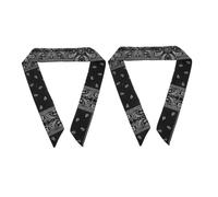 Beaupretty 2pièces Écharpe Tête Élastique Pour Et Femmes Accessoire Pirate Absorbant Pour Sport Et Fitness Bandana à Motif Aléatoire