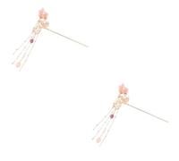 Beaupretty 2pièces Épingle à Cheveux Rétro Style Chinois Avec Frange Accessoire Vintage Et Parfait Pour Festivals Costumes Traditionnels