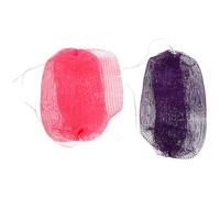 Beaupretty 2pièces Éponge Filet Africain De Toilette Exfoliant Lisseur Pour Peau Nettoyeur Profondeur Pour Douche Et Bain Conception Élastique Facile à Utiliser