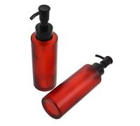 Beaupretty 2pièces Flacons à Pompe Verre Ambré De Lot De Rechargeables Et Étanches Pour Huile Shampoing Lotion Ou Savon Pour Voyages Et Cosmétiques Faits Maison