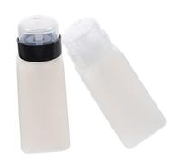 Beaupretty 2pièces Flacons à Pompe Vides Pour Dissolvant De Vernis à Ongles Distributeurs à Pression Réutilisables Pour Beauté